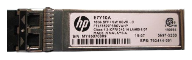 HPE E7Y10A 16Gb Fibre Channel Short-Wave SFP+ Transceiver